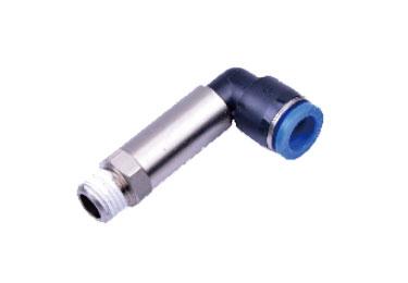 Airtac NPLL: Push to Connect Fitting, Extended Male Elbow - NPLL1/2-3/8 (MOQ 10 pcs.)