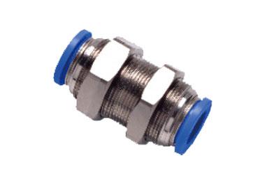 Airtac NPM: Push to Connect Fitting, Bulkhead Union - NPM3/8 (MOQ 10 pcs.)