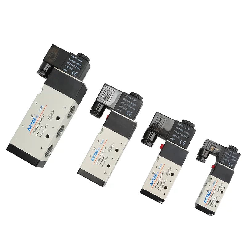 Airtac 4V210-08BIG Solenoid Valve (DC24V, G 1/4) | Direct Lead Wire Type
