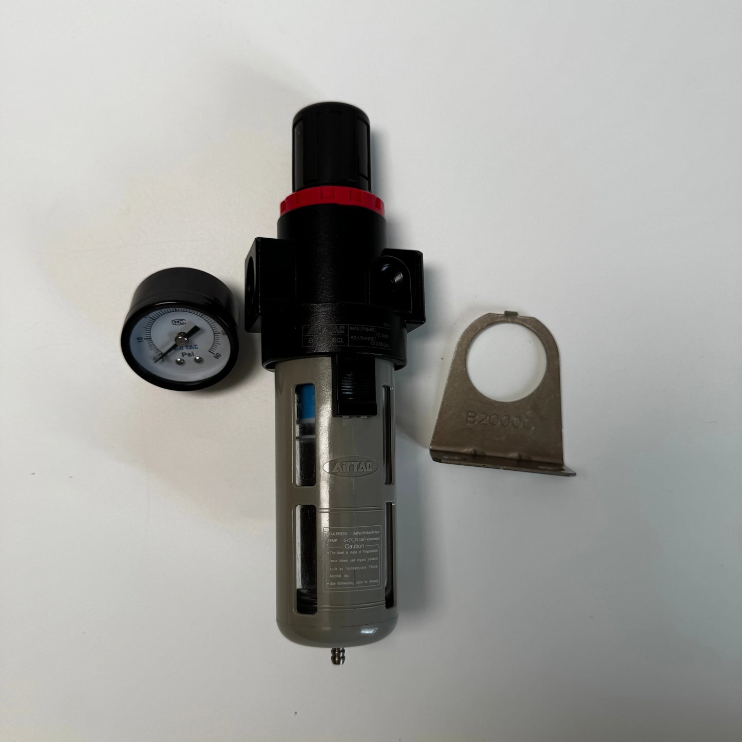 Airtac  AFR,BFR Series: Pressure regulating filter  - BFR2000CL2WT