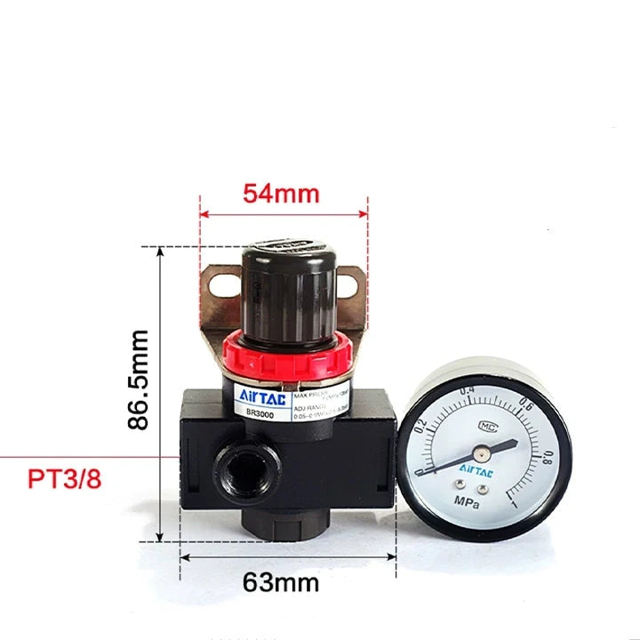 Airtac AR: Air Pressure Regulator - BR20002T