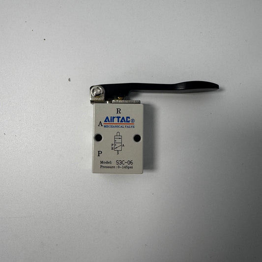 Airtac S3C-06: Manual Valve. 3 Way - S3C06T