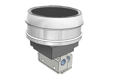 Airtac CM3PMX-06: Manual Valve, 3 Way - CM3PMX06BG