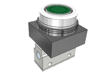 Pneumatic Mechanical Valve Airtac CM3PF-08: Manual Valve, 3 Way - CM3PF08GG