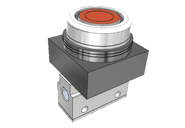 Pneumatic Mechanical Valve Airtac CM3PF-06: Manual Valve, 3 Way - CM3PF06RT
