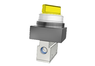 Pneumatic Mechanical Valve Airtac CM3HS-08: Manual Valve, 3 Way - CM3HS08YT
