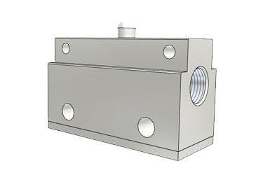 Pneumatic Mechanical Valve Airtac CM3B-06: Manual Valve, 3 Way - CM3B06T