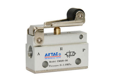 Airtac CM3R-08: Manual Valve, 3 Way - CM3R08T