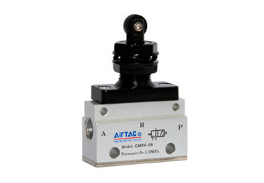 Pneumatic Mechanical Valve Airtac CM3V-06: Manual Valve, 3 Way - CM3V06