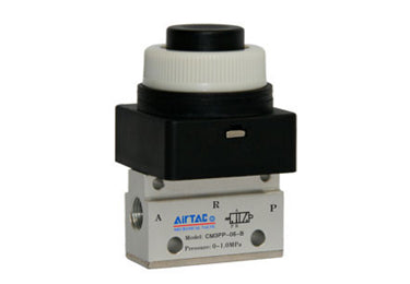 Pneumatic Mechanical Valve Airtac CM3PP-05: Manual Valve, 3 Way - CM3PP05B
