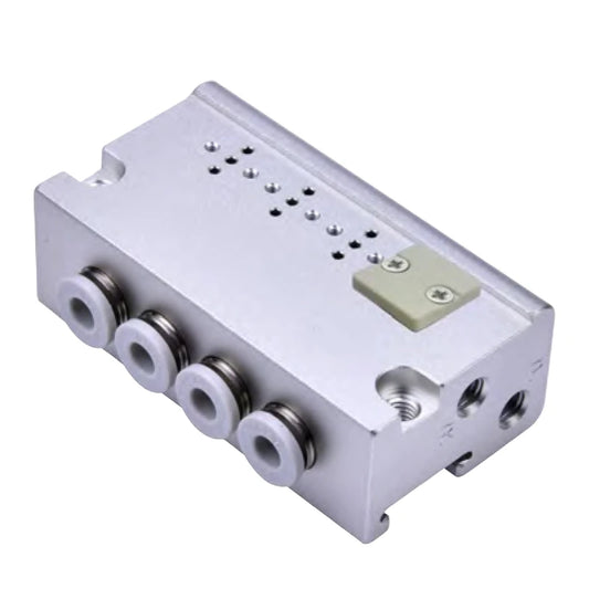 Airtac CPV10: Micro-solenoid valve(3/2 way) manifold - CPV10MJ04-2F