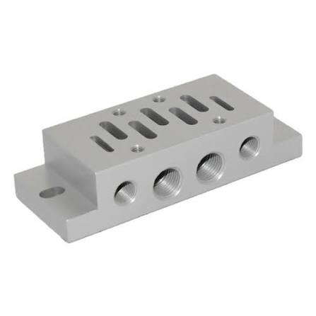 Airtac ESV400: ISO standard solenoid valve manifold sub-base - ESV401M