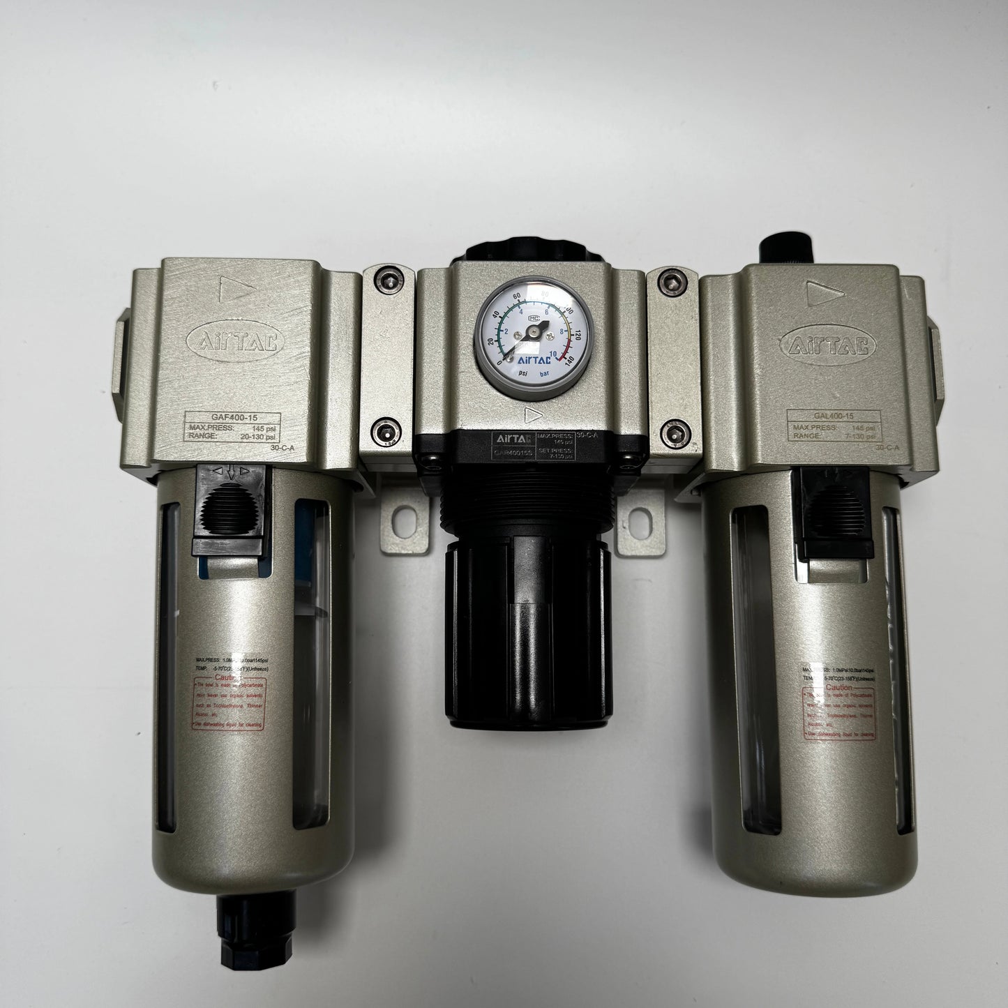 Airtac GAC400: Filter Regulator Lubricator - GAC40015SWTK