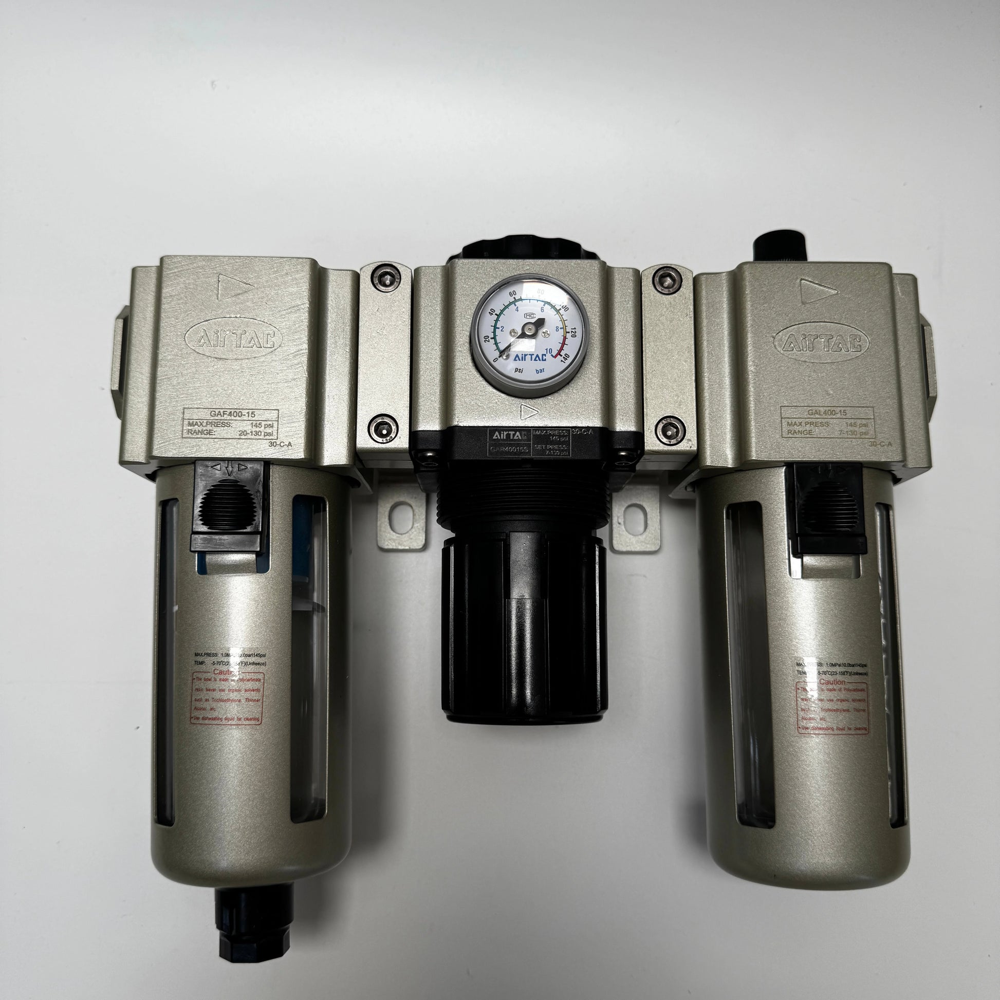 Airtac GAC400: Filter Regulator Lubricator - GAC40015SWTK