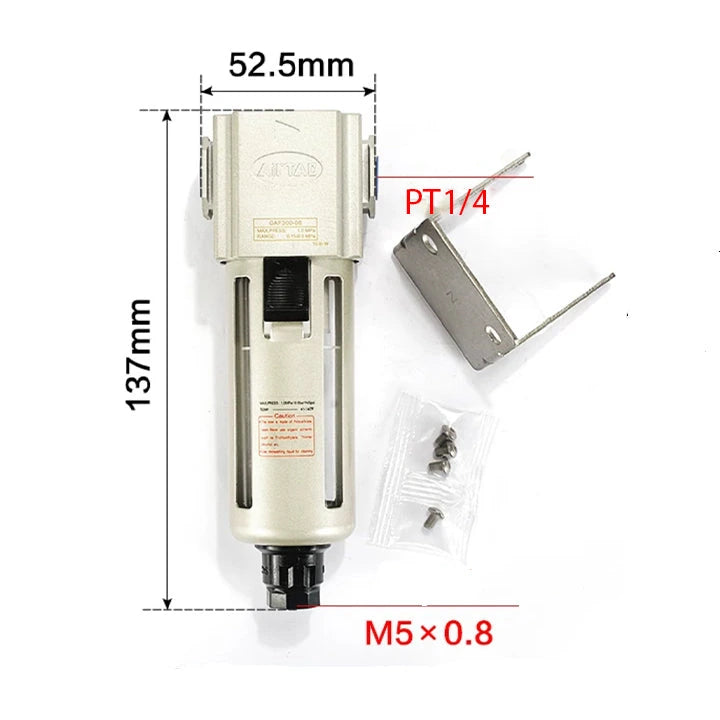 Airtac GAF200-08: Pneumatic Filter - GAF20008