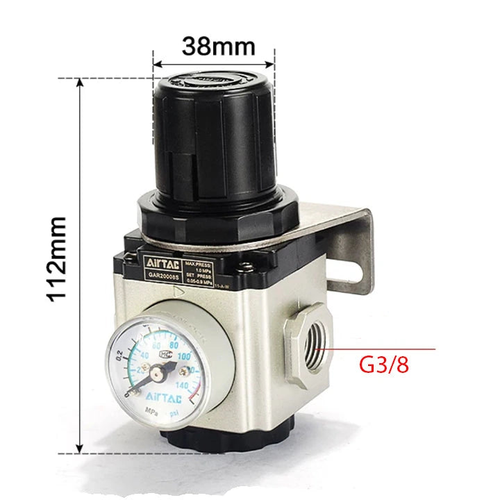 Airtac GAR300: Air Pressure Regulator - GAR30010SG