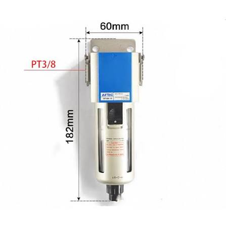 Airtac  GFR Series: Pressure regulating filter  - GFR30010LJF1WTK