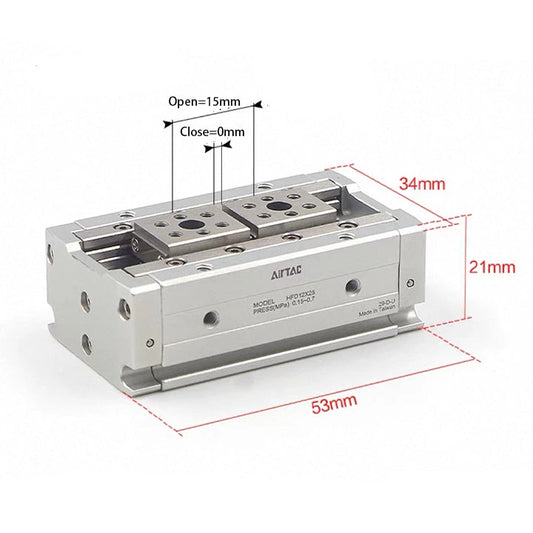 Airtac  HFD Series: Thin Pneumatic Finger  - HFD8X30