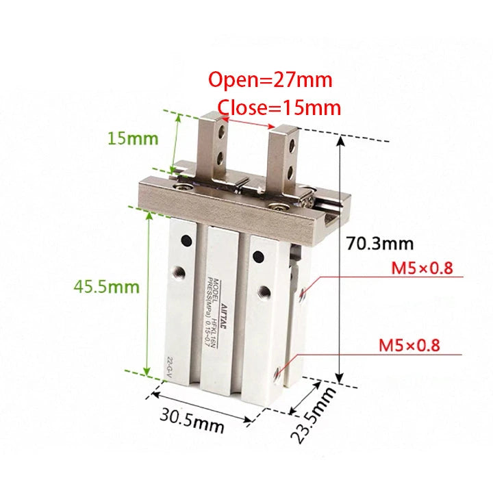 Airtac  HFKL Series: Pneumatic Finger  - HFKL16N