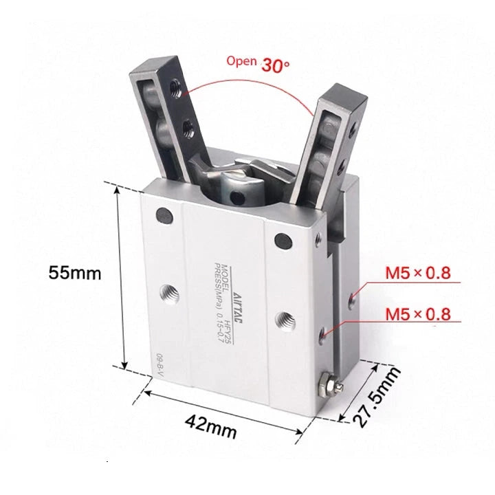 Airtac  HFY series: Y type pneumatic finger  - HFY16
