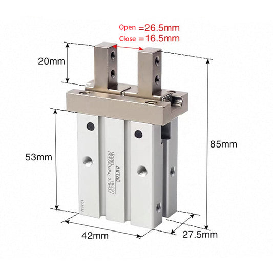 Airtac  HFZ Series: Pneumatic Finger  - HFZ20