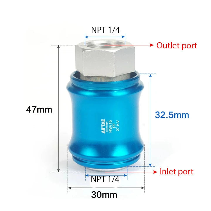 Airtac HSV-08: Slide Valve - HSV08FFT