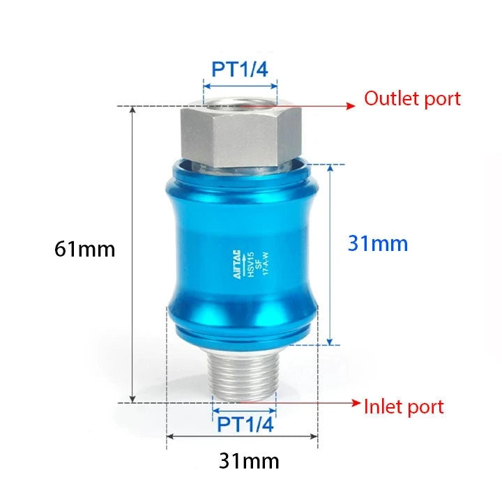 Airtac HSV-08: Slide Valve - HSV08SSG
