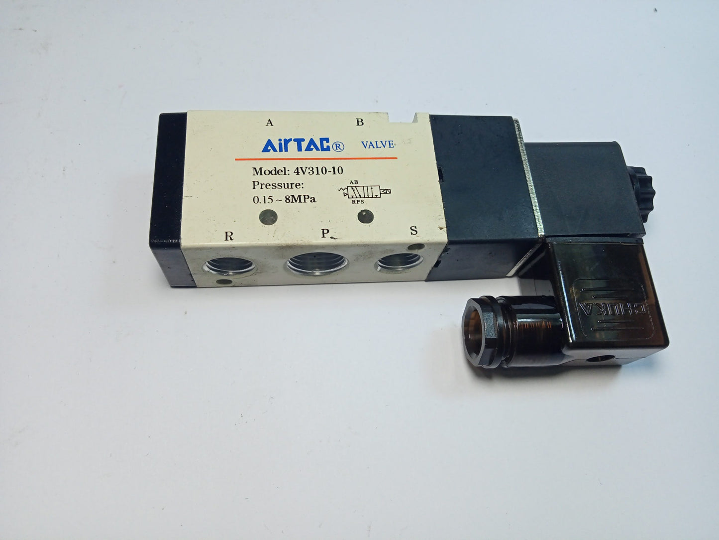 Airtac 4V310-10 AC110V Solenoid Valve | G3/8” High-Flow 5 Port 2 Position Directional Valve for Fast, Powerful, and Stable Industrial Power Control