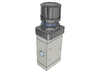 Airtac M3PF110-08: Manual Valve, 3 Way - M3PF21008BT