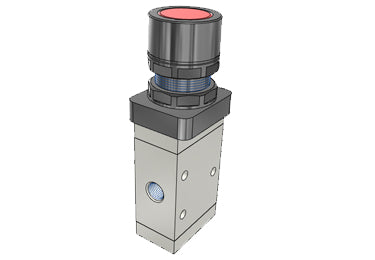 Airtac M3PF110-06: Manual Valve, 3 Way - M3PF11006RG