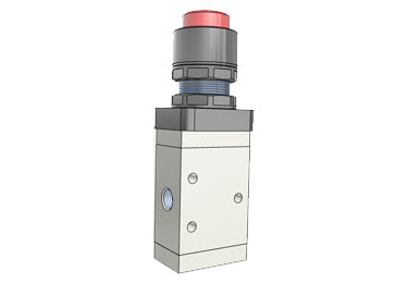 Airtac M3PP110-06: Manual Valve, 3 Way - M3PP21006RT