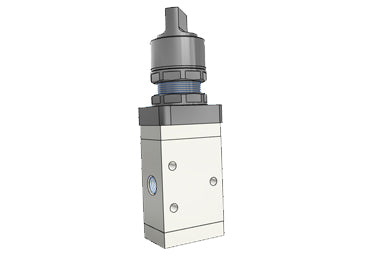 Airtac M3HS110-06: Manual Valve, 3 Way - M3HS11006BT