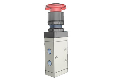 Pneumatic Mechanical Valve Airtac M5PL210-08: Manual Valve, 5 Way - M5PL21008G