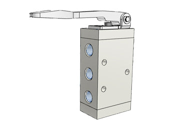 Airtac M5C210-08: Manual Valve, 5 Way - M5C21008T