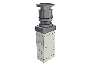 Airtac M5PM210-08: Manual Valve, 5 Way - M5PM21008BG