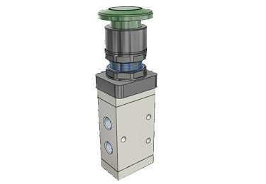 Airtac M5PM210-06: Manual Valve, 5 Way - M5PM21006GT