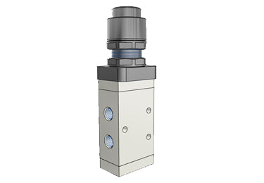 Airtac M5PP210-08: Manual Valve, 5 Way - M5PP21008BT
