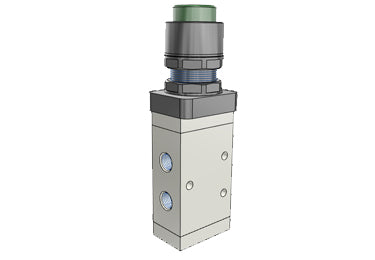 Pneumatic Mechanical Valve Airtac M5PP210-06: Manual Valve, 5 Way - M5PP21006G
