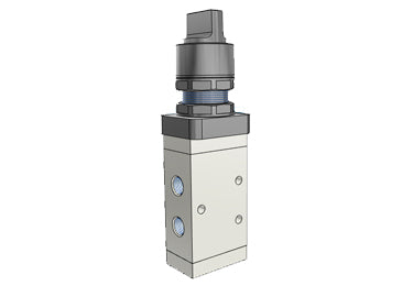Pneumatic Mechanical Valve Airtac M5HS210-08: Manual Valve, 5 Way - M5HS21008BG