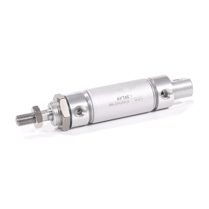 Airtac  MBL series: double action buffer adjustable cylinder  - MBLC25X75CA
