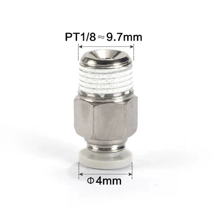 Airtac PC: Push Lock Fitting. Male Connector - PC401