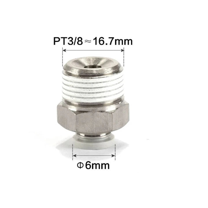 Airtac PC: Push Lock Fitting. Male Connector - PC603