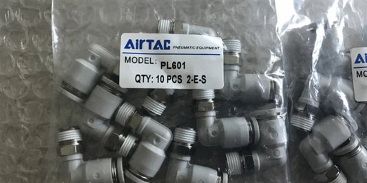 Airtac PL: Push Lock Fitting. Male Elbow - PL601