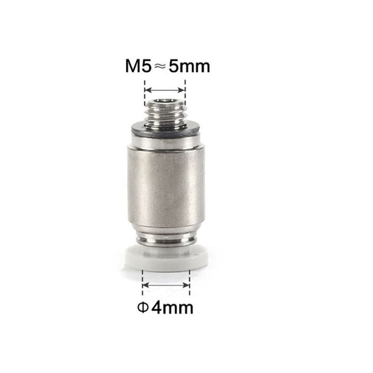 Airtac POC: Push Lock Fitting. Male Connector Rounded - POC4M5D