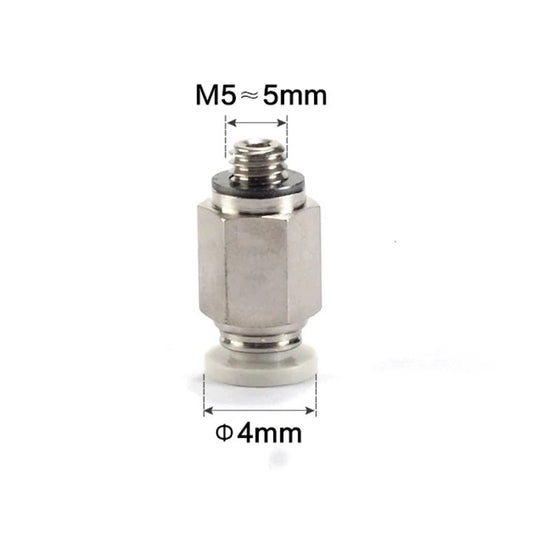 Airtac POC: Push Lock Fitting. Male Connector Rounded - POC6M5