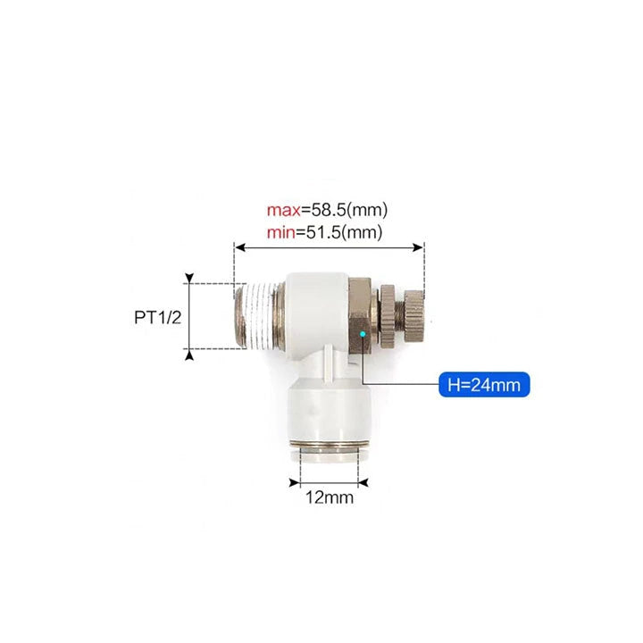 Airtac PSL: Air Flow Control Valve - PSL1204AD