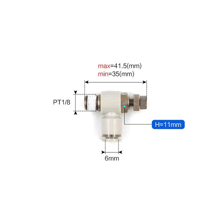 Airtac PSL: Air Flow Control Valve - PSL601AD