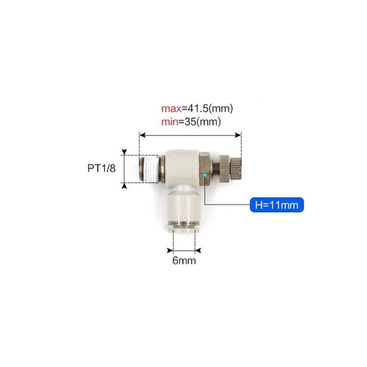 Airtac PSL: Air Flow Control Valve - PSL601AD