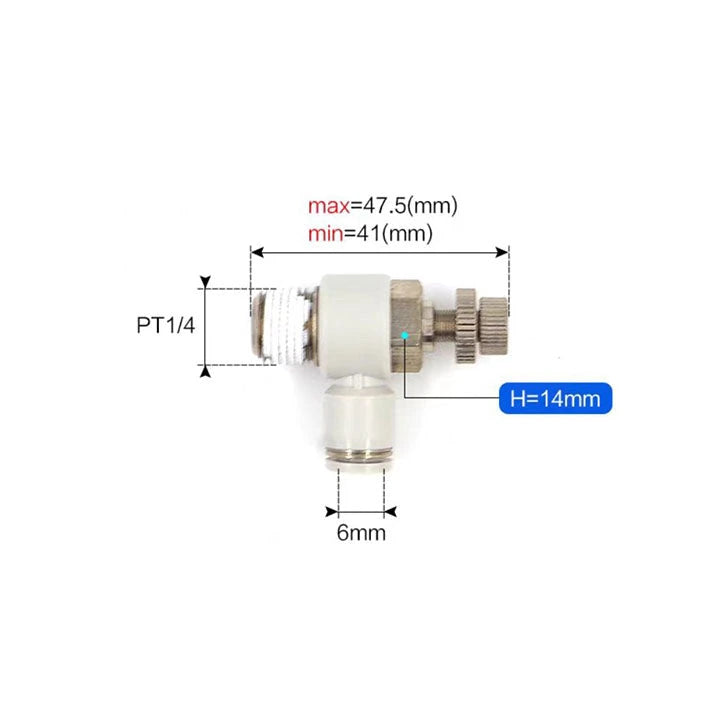 Airtac PSL: Air Flow Control Valve - PSL602A