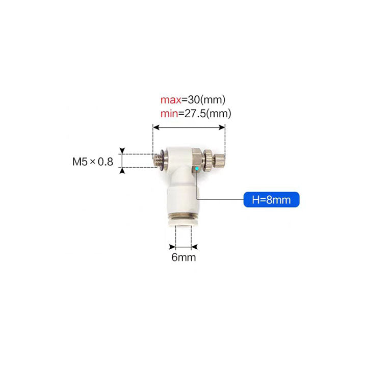 Airtac PSL: Air Flow Control Valve - PSL6M5A